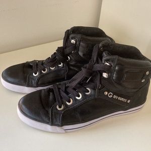 Original Guess Hightop Sneakers Women Black